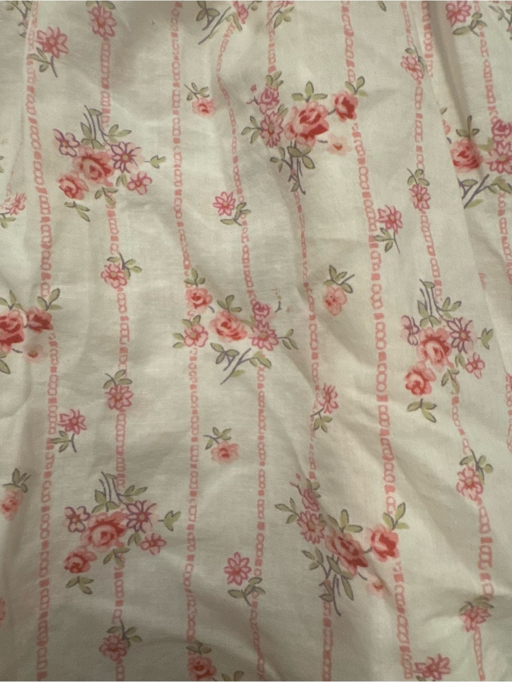 Victoria's Secret Pink & White Floral Lace-Trim Camisole - Picture 2 of 7